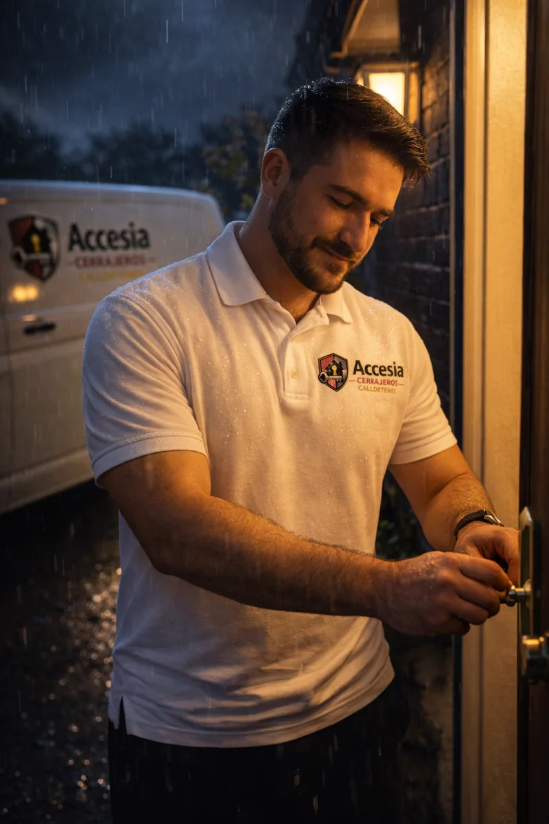 Cambio de cerraduras y bombines en Calldetenes